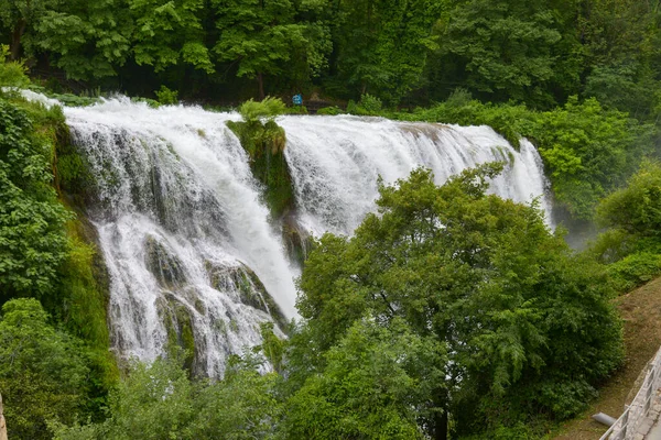 Cascada Marmore Parte Inferior Más Alta Provincia Europea Terni Umbria —  Fotos de Stock