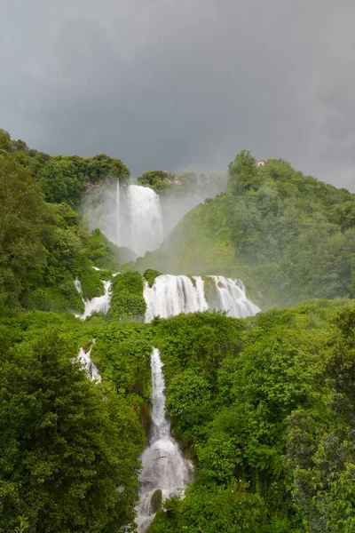 Cascada Marmore Más Alta Europa Provincia Terni Umbria —  Fotos de Stock