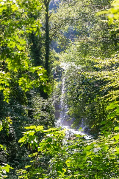 Vislumbre Cachoeira Marmore Itália — Fotografia de Stock