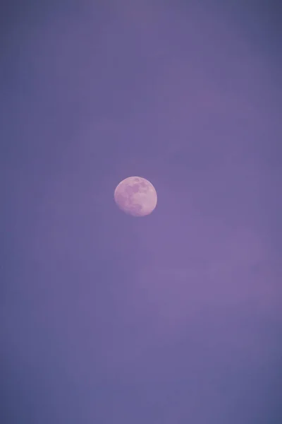 Luna Cielo Nocturno — Foto de Stock