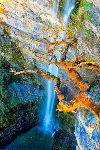 Cascade Gujuli Goiuri Est Saut Vertical 100 Haut Situé Dans — Photo