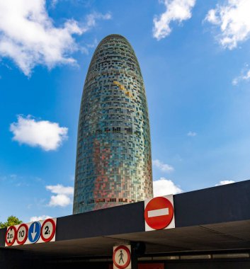 Barselona şehrinin manzarası