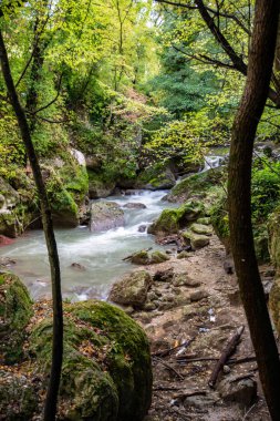 Ponte del Toro Marmore Şelalesi Valnerina Umbria 'da
