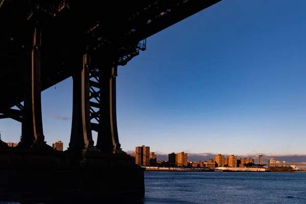 Lagere Oostkant Williamsburg Bridg — Stockfoto