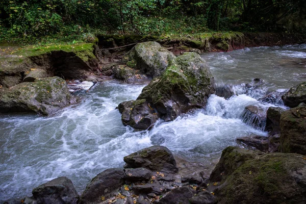 Cascada Ponte Del Toro Marmore Valnerina Umbría — Foto de Stock