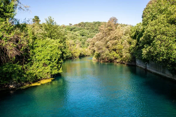 Río Caracterizado Por Aguas Azules Muy Claras Las Gargantas Las —  Fotos de Stock