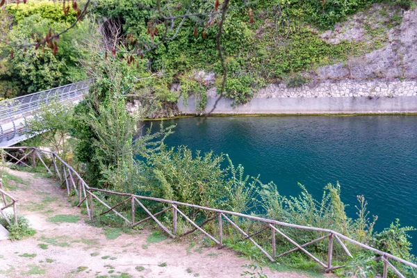Stifone Karakteristieke Plek Voor Rivier Met Blauw Water Provincie Terni — Stockfoto