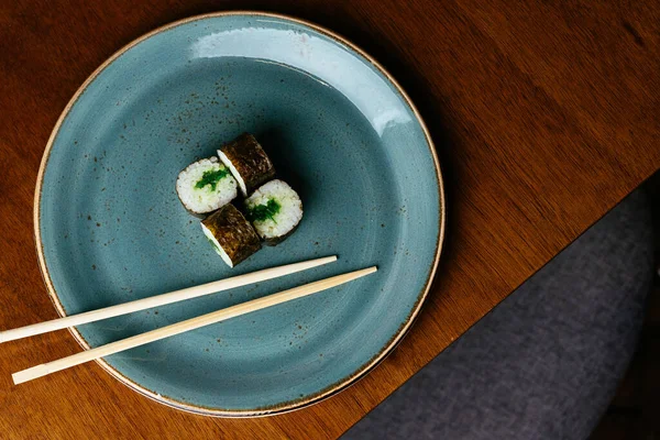 Japonské Sushi Talíři — Stock fotografie