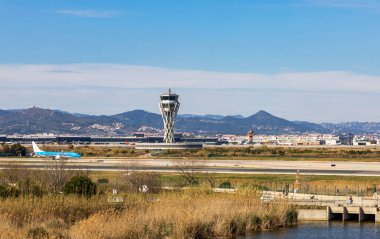 Barselona şehrinin manzarası