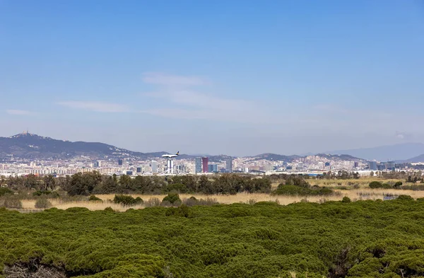 Vista Cidade Barcelona — Fotografia de Stock