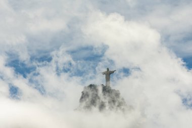 Rio de Janeiro, Brezilya 'da İsa' nın heykeli