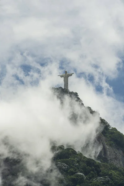 Статуя Иисуса Христа Рио Жанейро Бразилия — стоковое фото