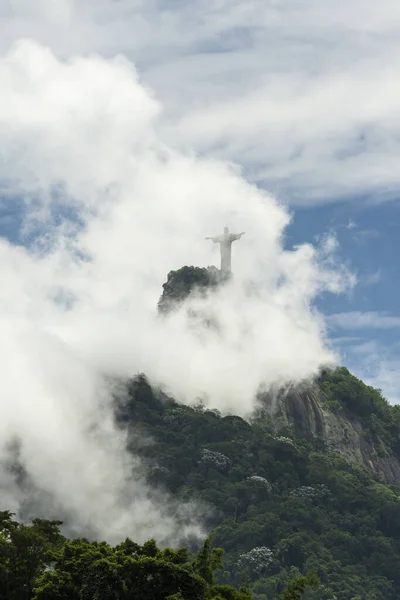 Pomnik Jezusa Chrystusa Rio Janeiro Brazylia — Zdjęcie stockowe