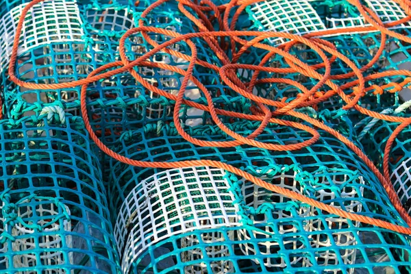 Традиционные Ловушки Ловли Рыбы Морепродуктов — стоковое фото