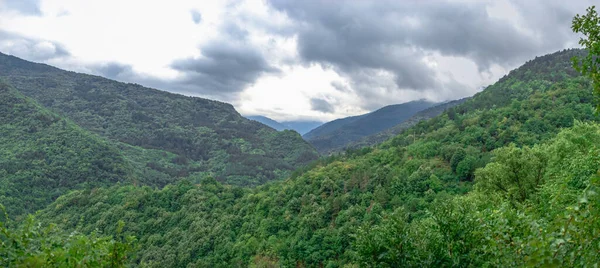 Asenovgrad Bulgarie 2019 Vue Sur Montagne Des Rhodopes Bulgares Depuis — Photo