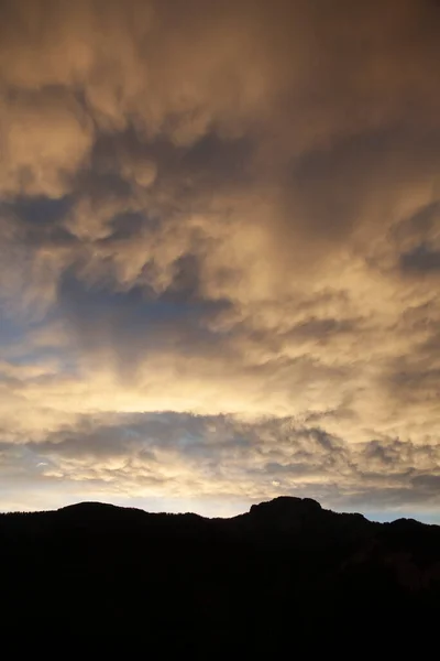 Вид Закат Горах Сан Хуан Юге Колорадо — стоковое фото