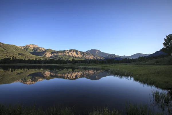 Nascer Sol Sul Colorado San Juan Mountains — Fotografia de Stock