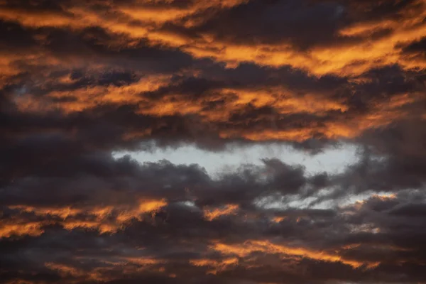 Élénk Naplemente Színek Felhők Washingtonban — Stock Fotó