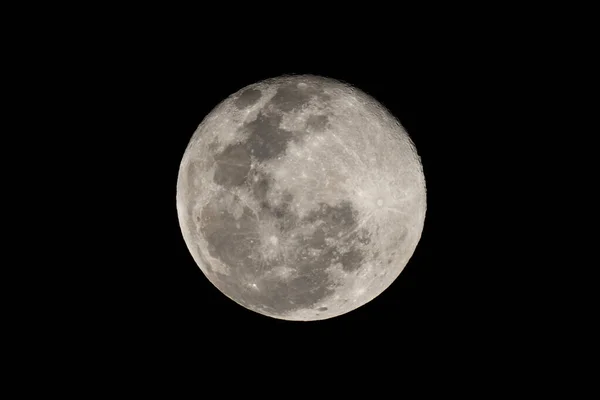 Зимовий Повний Місяць Супер Місяць — стокове фото
