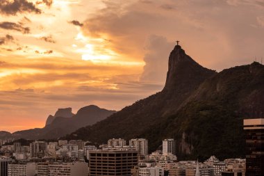 Rio de Janeiro gün batımında 
