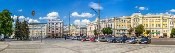 Konstitutionstorget Kharkiv Ukraina — Stockfoto