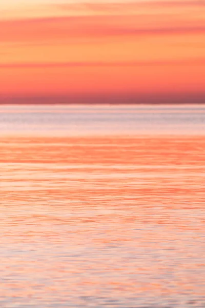 Gradient Rose Orange Coucher Soleil Sur Puget Sound — Photo