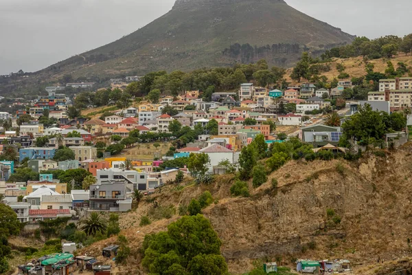 Hermosa Ciudad Ciudad Del Cabo Con Montaña Lions Head — Foto de Stock