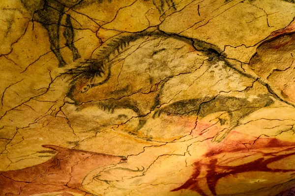 Pinturas Rupestres Del Paleoltico Cueva Altamira — Photo