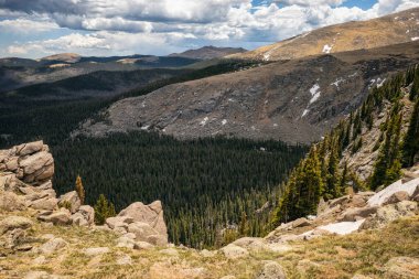 Colorado 'daki Evans Dağı' ndaki manzara.