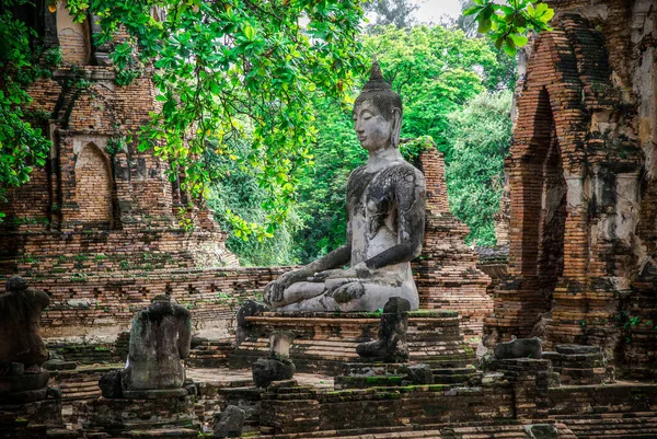 Buddsih Sculpture Asia Jungle — Stock Photo, Image