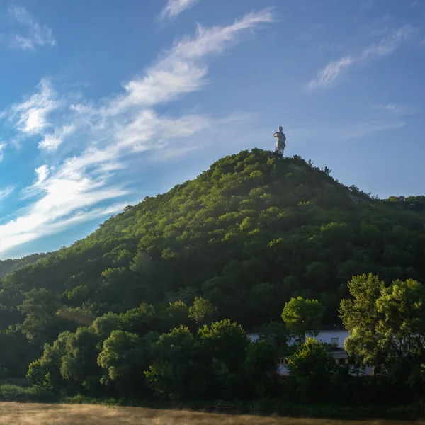 Svjatogorsk Ukraina 2020 Monument Över Artem Berget Ovanför Svyatogorsk Eller — Stockfoto