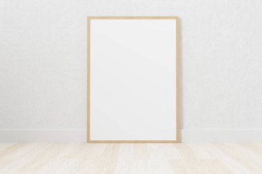 Tasarımınız için boş fotoğraf çerçevesi oluşturun. 3B oluşturuldu.