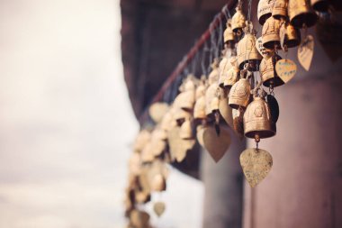 Visiting a Buddhist temple in Thailand.