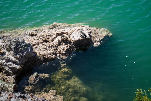 Majestatyczny Widok Zrównoważony Rock Cove — Zdjęcie stockowe