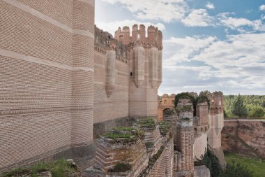 Coca Castle (Castillo de Coca) located in the province of Segovia