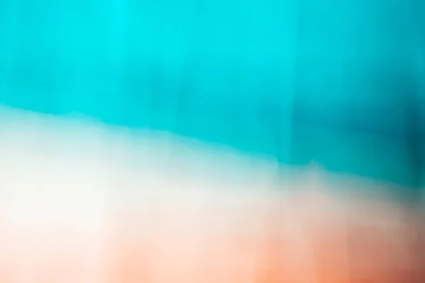 Contemporary abstract in turquoise blue and orange shades