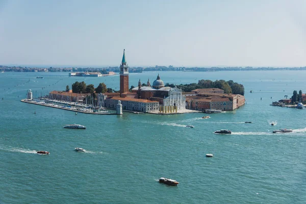 Blick Auf Den Campanile San Giorgio Maggiore Insel Venedig — Stockfoto