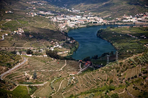 Vista Panoramica Sulla Valle Del Douro Portogallo — Foto Stock