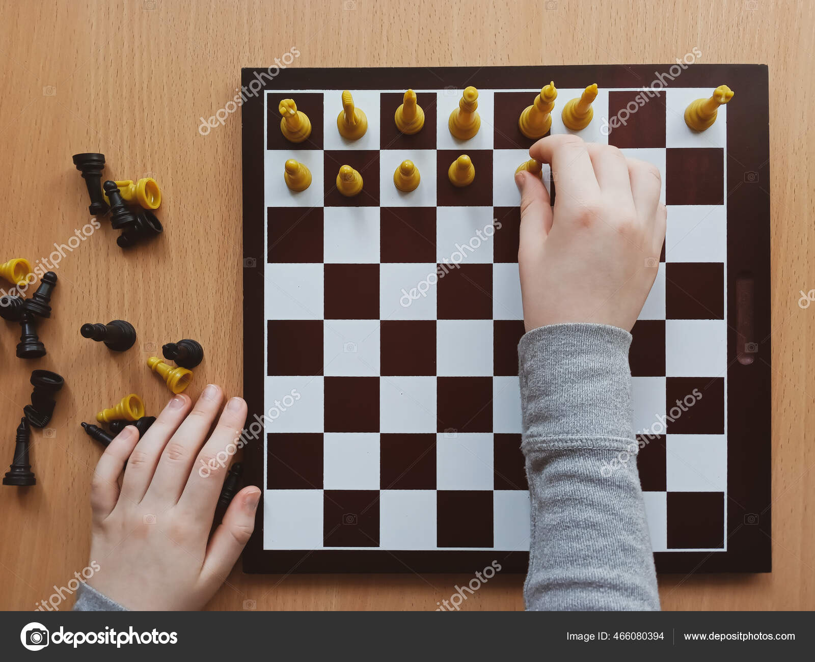 Chess Navigation Compass On Chessboard Concept Stock Photo