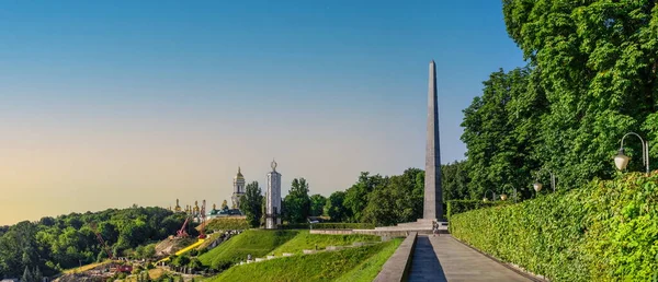 Kiev Ucrania 2020 Tumba Del Soldado Desconocido Parque Gloria Eterna — Foto de Stock