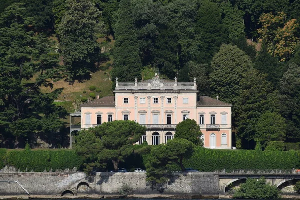 Malownicza Willa Nad Jeziorem Como Włochy — Zdjęcie stockowe