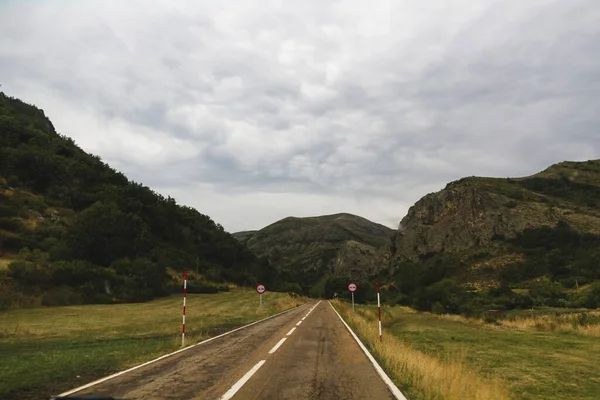 Autoroute Palencia Pour Aller Aux Picos Europa — Photo