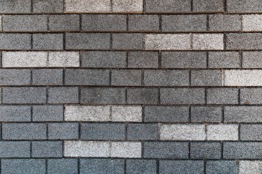 Beyaz tuğlalı gri tonlarda tuğla duvar dokusu