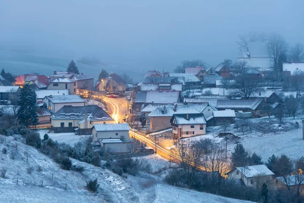 Románsko Gotický Kostel Obci Turcianské Jaseno Slovensko — Stock fotografie