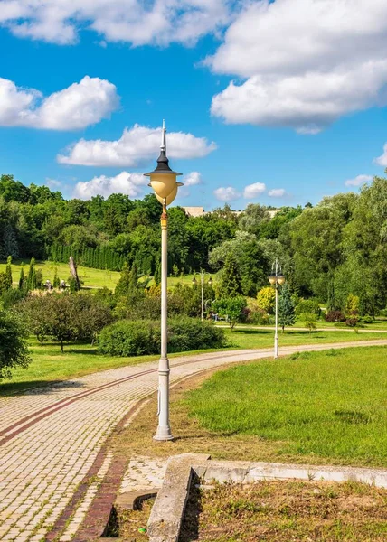 Kiev Ucraina 2020 Parco Feofaniia Cattedrale San Panteleimon Kiev Ucraina — Foto Stock