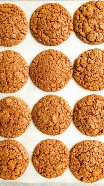 Brownie buruşuk kurabiye desenli düzlük