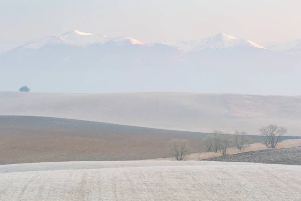 Paysage Rural Région Turiec Dans Nord Slovaquie — Photo