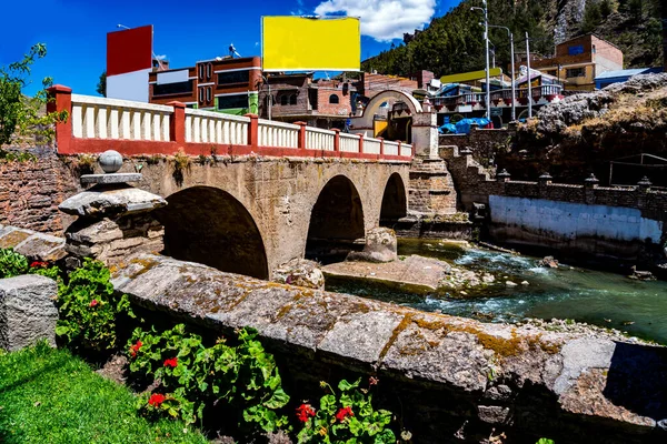 Puente Colonial Ascensión Huancavelica Perú — Foto de Stock