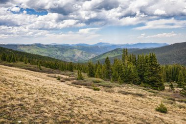 Colorado 'daki Evans Dağı' ndaki manzara.