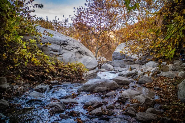 Μια Γραφική Θέα Του Τοπίου Στο Tahquitz Canyon Hike Trail — Φωτογραφία Αρχείου